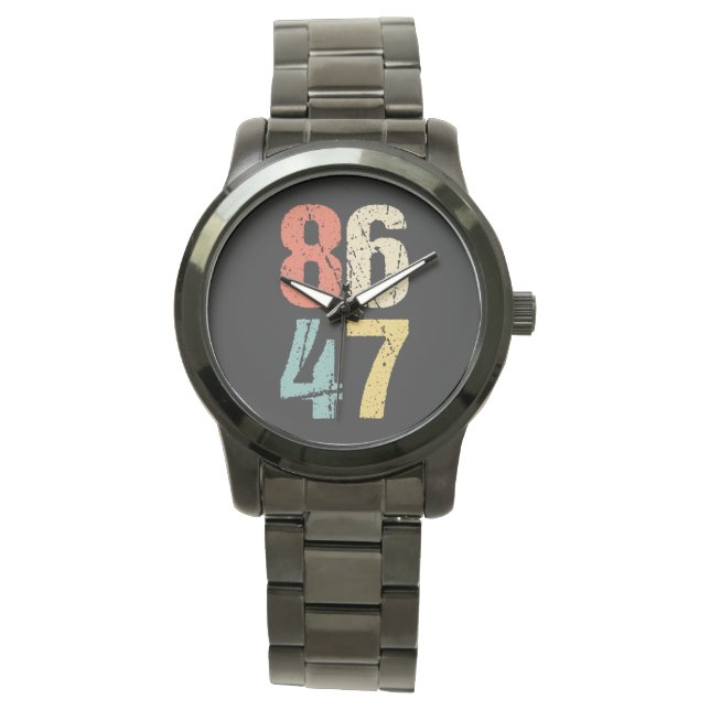 Anti-Trump - 86 47 I Horloge (Voorkant)