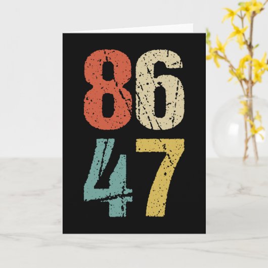 Anti-Trump - 86 47 I Kaart (Gele Bloem)