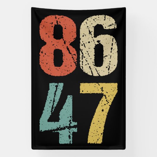 Anti-Trump - 86 47 I Spandoek (Verticaal)