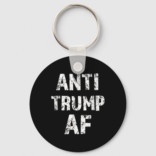 Anti Trump Af Funny Impeach Hem President Sleutelhanger (Voorkant)