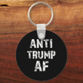 Anti Trump Af Funny Impeach Hem President Sleutelhanger (Voorkant)