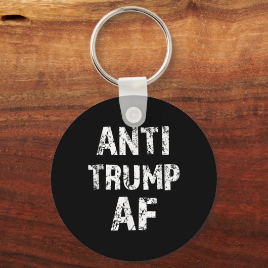 Anti Trump Af Funny Impeach Hem President Sleutelhanger (Voorkant)