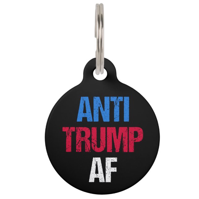 Anti-Trump AF I Huisdierpenning (Voorkant)