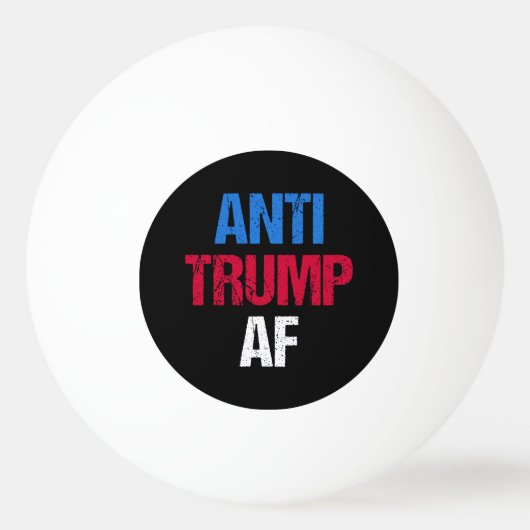 Anti-Trump AF I Pingpongbal (Voorkant)