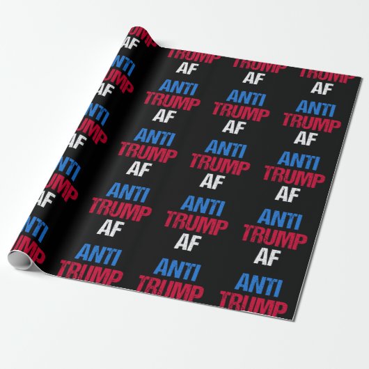 Anti-Trump AF ik Cadeaupapier (Uitgerold)