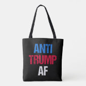 Anti-Trump AF ik Tote Bag (Achterkant)