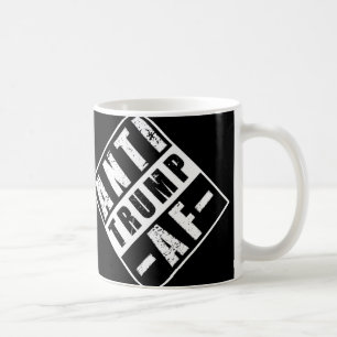 Anti Trump AF Shirt stoutmoedige politieke humor P Koffiemok