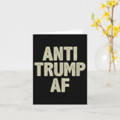 Anti Trump AF -  stijl - Kaart (Gele Bloem)