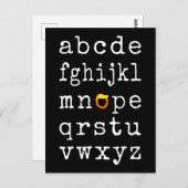 Anti-Trump alfabet - Nope V Briefkaart (Voorkant / Achterkant)