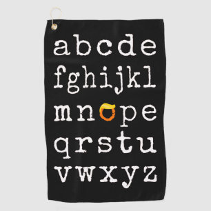 Anti-Trump alfabet - Nope V Golfhanddoek