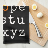 Anti-Trump alfabet - Nope V Theedoek (Quarter Fold)