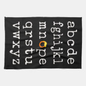 Anti-Trump alfabet - Nope V Theedoek (Horizontaal)