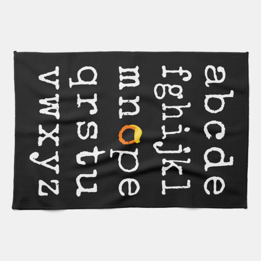 Anti-Trump alfabet - Nope V Theedoek (Horizontaal)