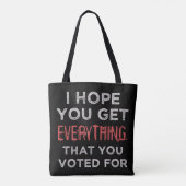 Anti-Trump: alles waar je voor hebt gestemd Tote Bag (Achterkant)