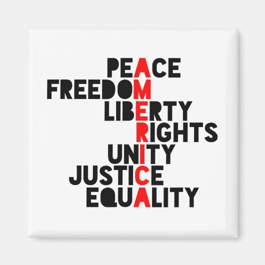 Anti-Trump Amerika Betekenis1 Magneet (Voorkant)