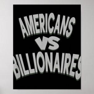 Anti-Trump Amerikanen Vs Miljardairs  Poster