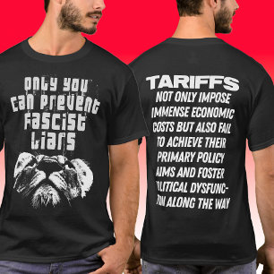 Anti-Trump anti-kapitalistische politieke front-ba T-shirt