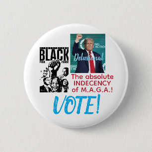 Anti-Trump Anti-MAGA Culturele Toe-eigening Ronde Button 5,7 Cm