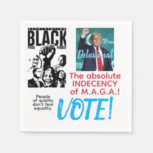 Anti-Trump Anti-MAGA Culturele Toe-eigening Servet