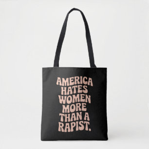 Anti-Trump Anti-MAGA Protest Feministische Activis Tote Bag