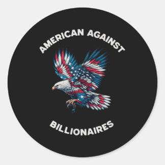 Anti-Trump Anti-miljardair Ronde Sticker