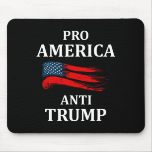 Anti-Trump Anti Trump 2024 Amerikaanse vlag Muismat