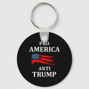 Anti-Trump Anti Trump 2024 Amerikaanse vlag Sleutelhanger