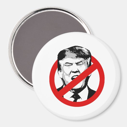 ANTI-TRUMP - Anti-Trump - Magneet (Voorkant / Achterkant)