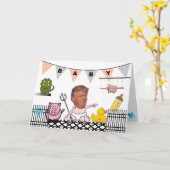 Anti Trump / Baby, Kaart (Gele Bloem)