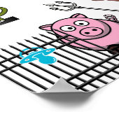 Anti Trump / Baby, Poster (Hoek)