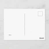 Anti-Trump Bad Business President Stemming blauw Briefkaart (Achterkant)