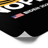 Anti-Trump, Biden 2020, Trump Nope, Poster (Hoek)