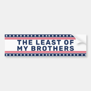Anti Trump Bijbel Jezus citaat  Bumpersticker