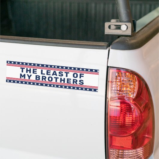 Anti Trump Bijbel Jezus Quote Bumpersticker (Op Truck)