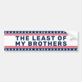 Anti Trump Bijbel Jezus Quote Bumpersticker (Voorkant)