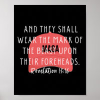 Anti Trump Bijbelvers en zij zullen de Mar Draag h