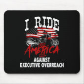 Anti Trump Biker Resist Against Executive Overreac Muismat (Voorkant)