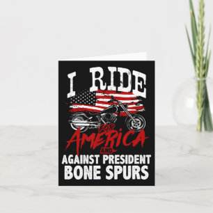 Anti Trump Biker Verzet Tegen President Bone Spu Kaart