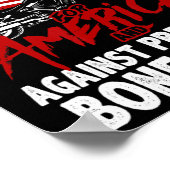Anti Trump Biker Verzet Tegen President Bone Spu Poster (Hoek)