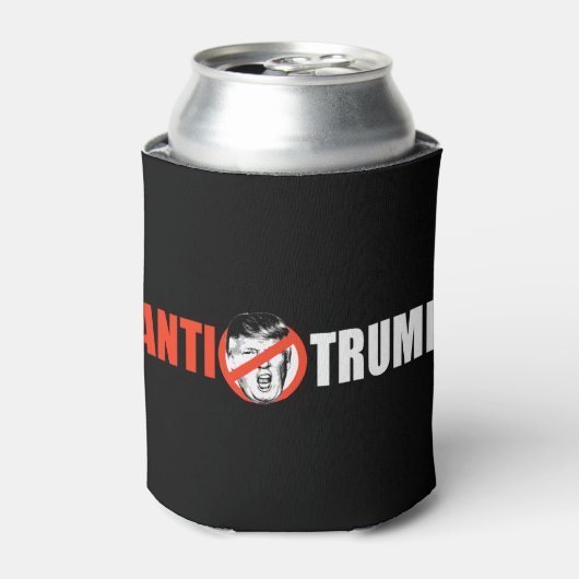 Anti-Trump Blikjeskoeler (Blikje Voorkant)