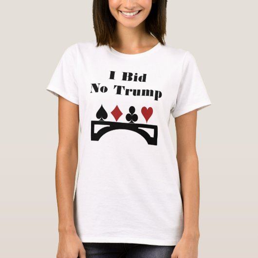Anti-Trump Bridge-spelers T-Shirt (Voorkant)