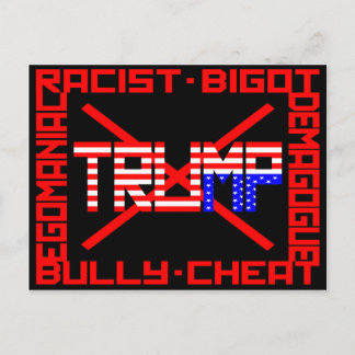 Anti Trump Briefkaart