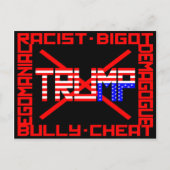 Anti Trump Briefkaart (Voorkant)