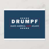 Anti-Trump Briefkaart (Voorkant)