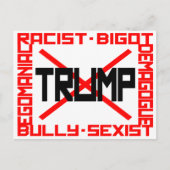 Anti-Trump Briefkaart (Voorkant)