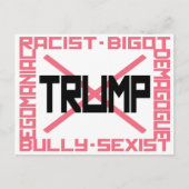 Anti-Trump-Briefkaart Briefkaart (Voorkant)