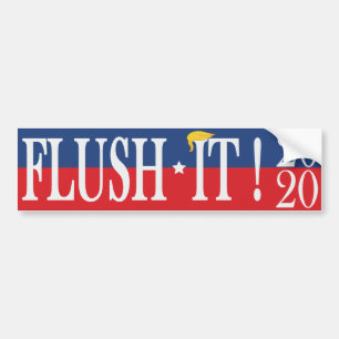Anti Trump bumper 2020 Spoel het! Bumpersticker