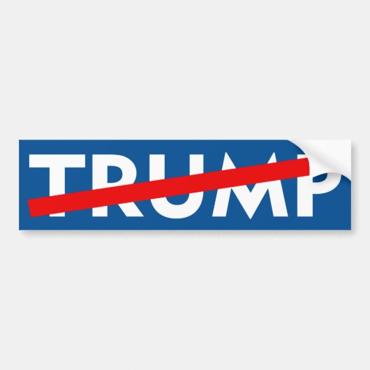 Anti Trump Bumpersticker (Voorkant)