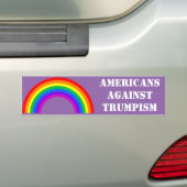 Anti-Trump-Bumpersticker Bumpersticker (Op auto)