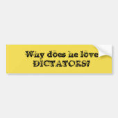 ANTI TRUMP-BUMPERSTICKER BUMPERSTICKER (Voorkant)